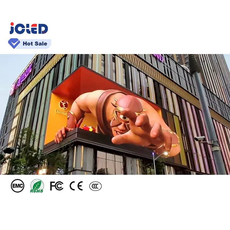 Lightweight And Portable Naked-Eye P2.5 P3 P4 P5 P6 P8 Screen P10 Full Color Business Digital Signage Billboard 3D Led Screen