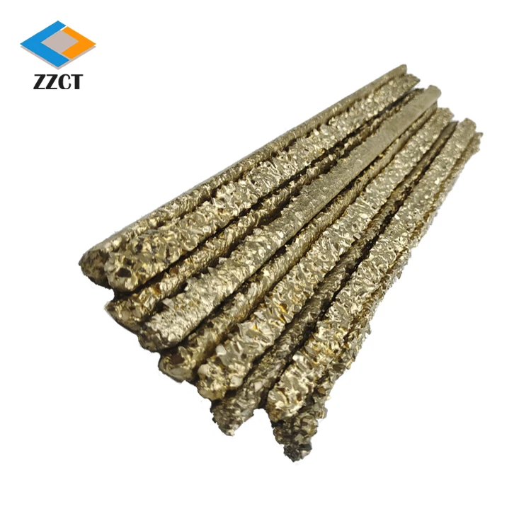 Composite Brazing Rods with Tungsten Carbide Grit in a Nickel/Bronze Alloy Matrix