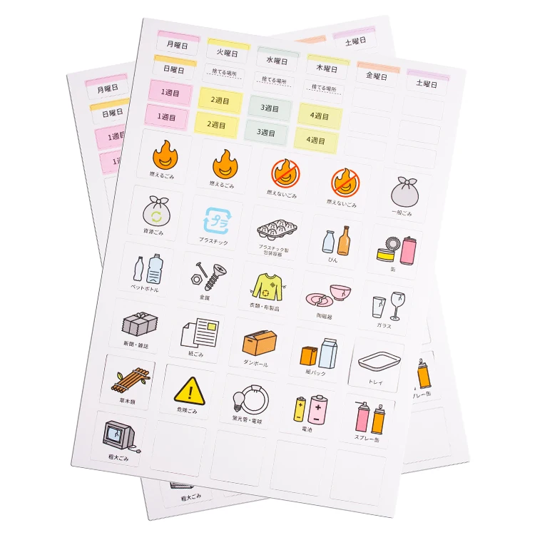 Refuse Sorting Fridge Magnet Magnetic Daily Garbage Labeling Magnetic Sticker