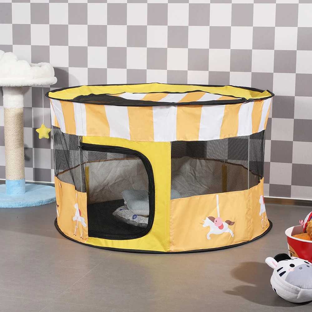Travel Outdoor Indoor Playpen Pets Portable Foldable Removable Pet Fence Cat Dog Playpen