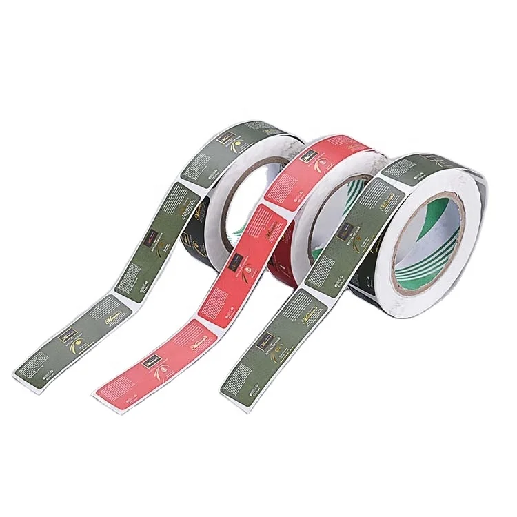 Customized high quality glossy lamination waterproof transparent PET cosmetic plastic sticker with white backing