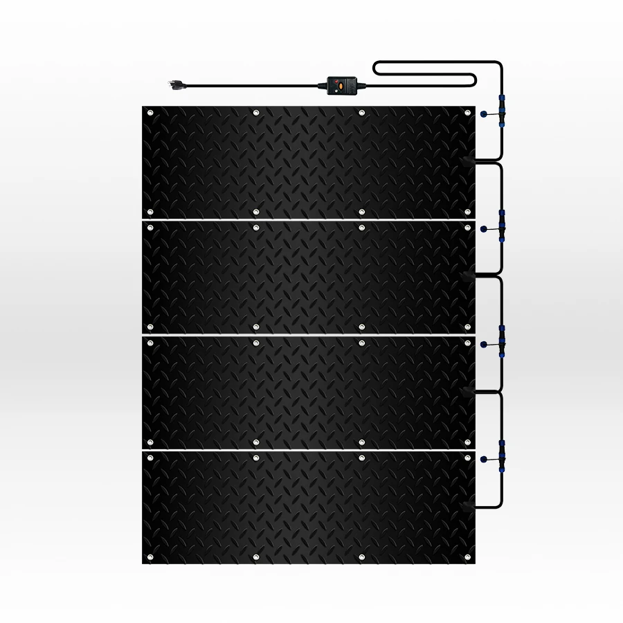 Amazon Best Selling Manufacturer Heating Mat Snow Melting Electric Heating pad Cable Systems Outdoor Rubber Snow Melting Mats