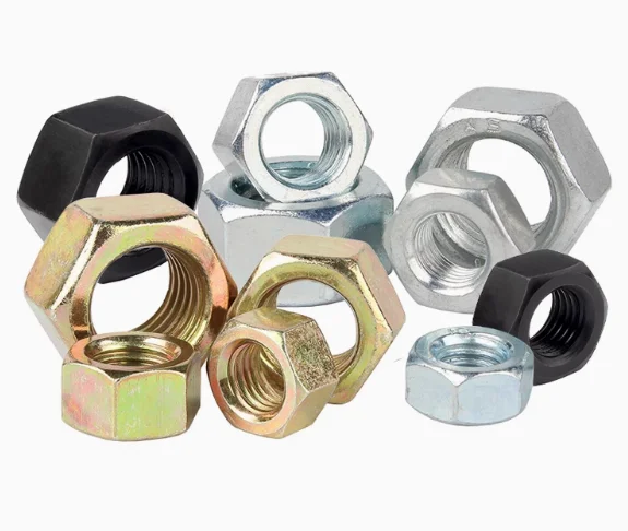 High Quality Stainless Steel Aluminium Copper Hex Head Nuts Various Finishes-Galvanized Plated Coated Polished Zinc Plating Nut