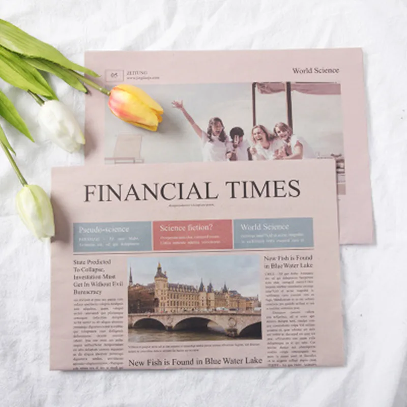 
Retro English newspaper photography props photo decoration decoration wild 