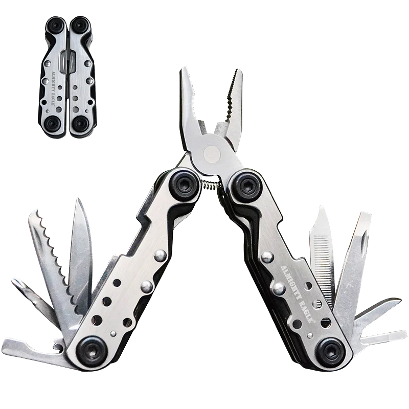 Drop shipping Folding Pliers navajas With Screwdriver Beer Opener Saw Cutter For  Camping Household Hiking