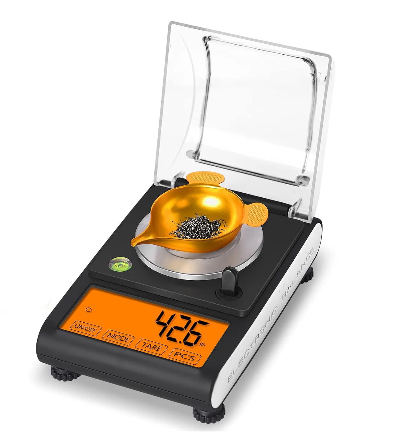 Electronic Jewelry Scale Compact Digital Milligram Scale 50g/0.001g with 20g Calibration Weight and Accessories Powders Jewelry