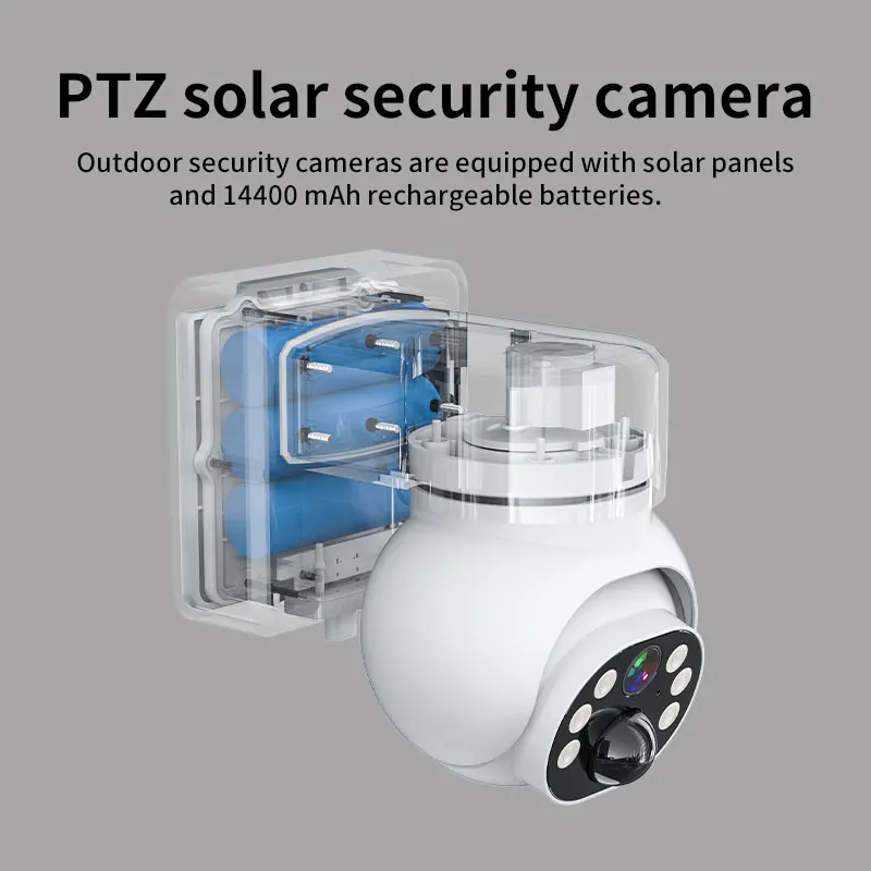 Jortan Hot Selling 2023 Security Cameras Wireless Outdoor Ptz 4g Sim Card Solar Cctv Camera Solar Camera