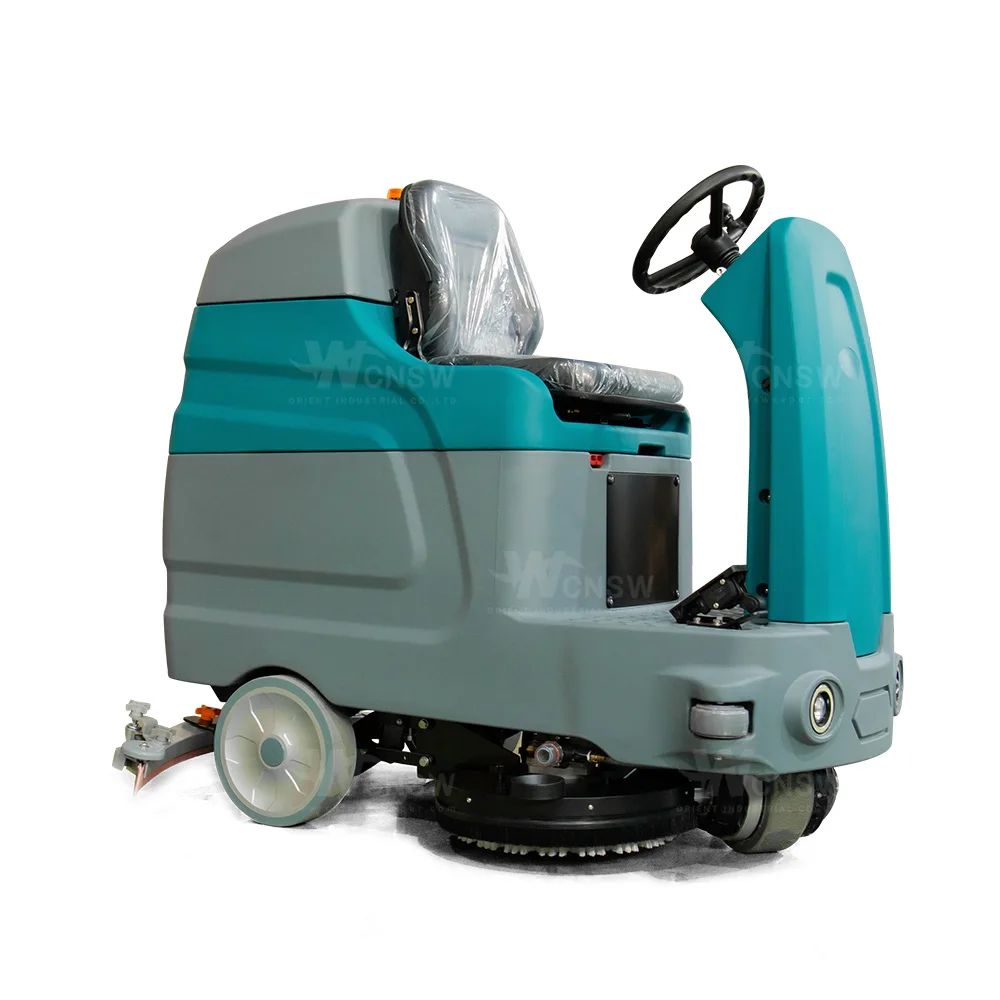 OR-V80 ride-on dual-brush scrubber marble floor cleaning scrubbing machine