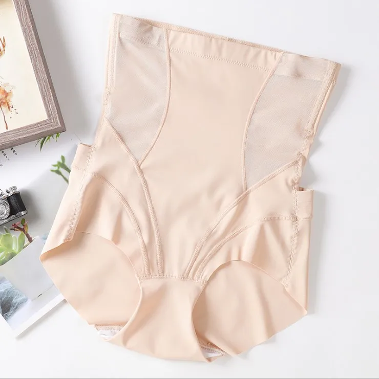 Seamless back detachable women underwear Hip lifting stomach closing abdomen binding body shaping pants  high waist underwear