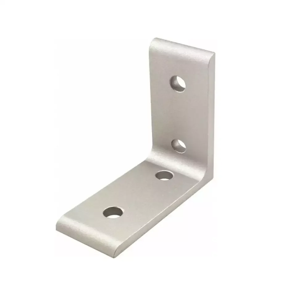 OEM Factory Custom Sheet Metal Fabrication Hardware Frame Accessories L Shaped Flat Fixing Plates Mount Angle Bracket