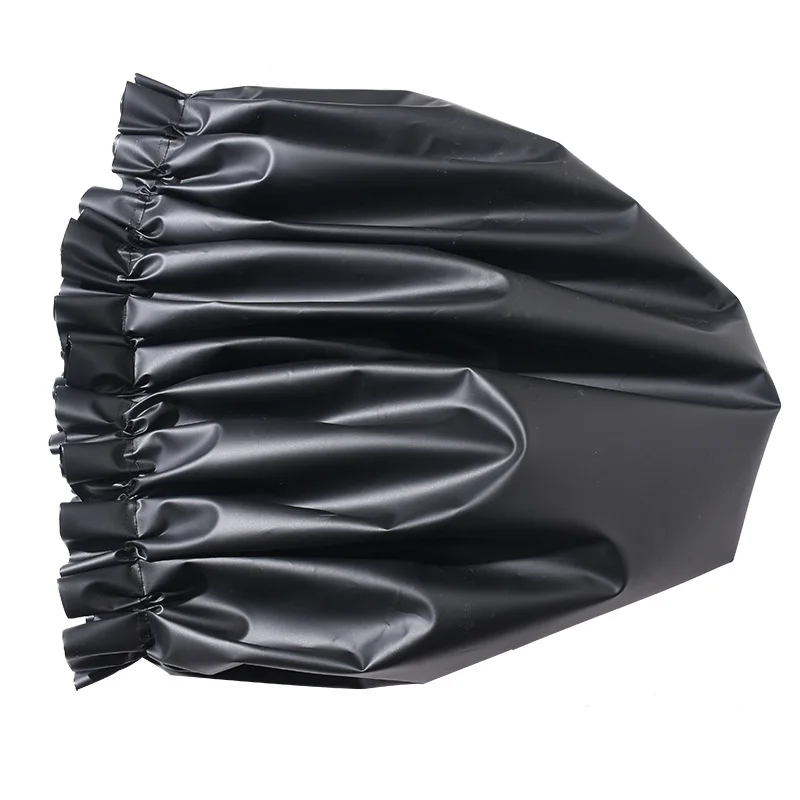 SYH833 Satin Bonnets Elastic Wide Band Straps Custom Printed Logo Pink Salon Sleep Cap Fashion Style for Adults Casual Scene