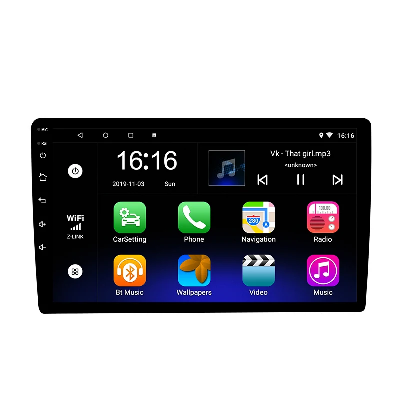touch screen 9 inch pulgadas radio car android 9.0 firmware digital mp5 player