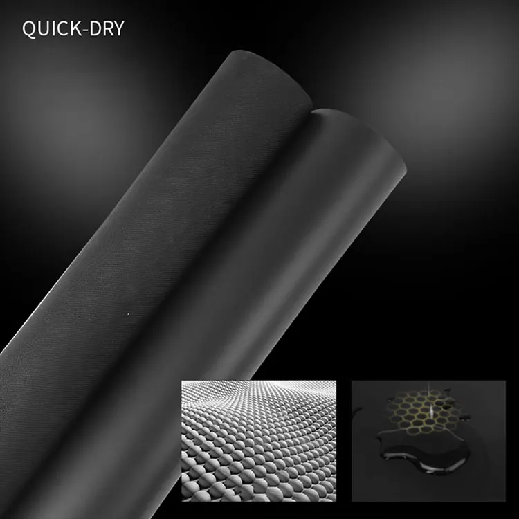 High Density Fitness Anti-Slip Black Custom Logo Pu Rubber Thick Yoga Mat For Men