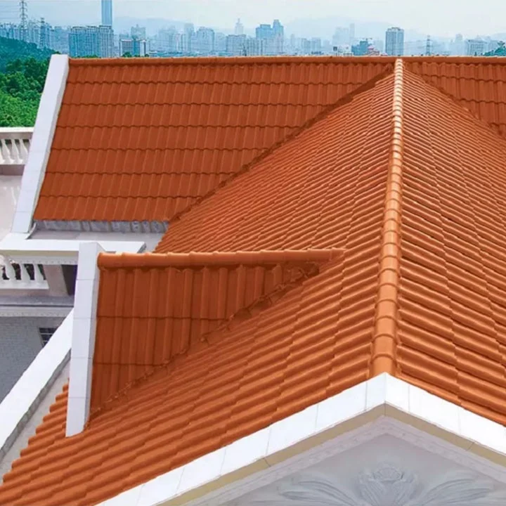Promotion Price Interlocking Ceramic Roofing Tiles Wave Glazed Roof Tile