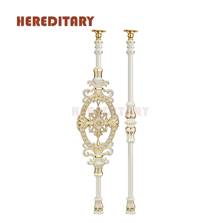 Modern house balcony aluminum pvc stairs handrail railing designs