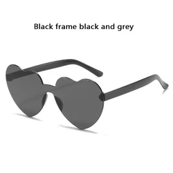 2022 newest fashion heart shape colorful PC sunglasses women men eyewear shade Love sun glasses wholesale custom goggles