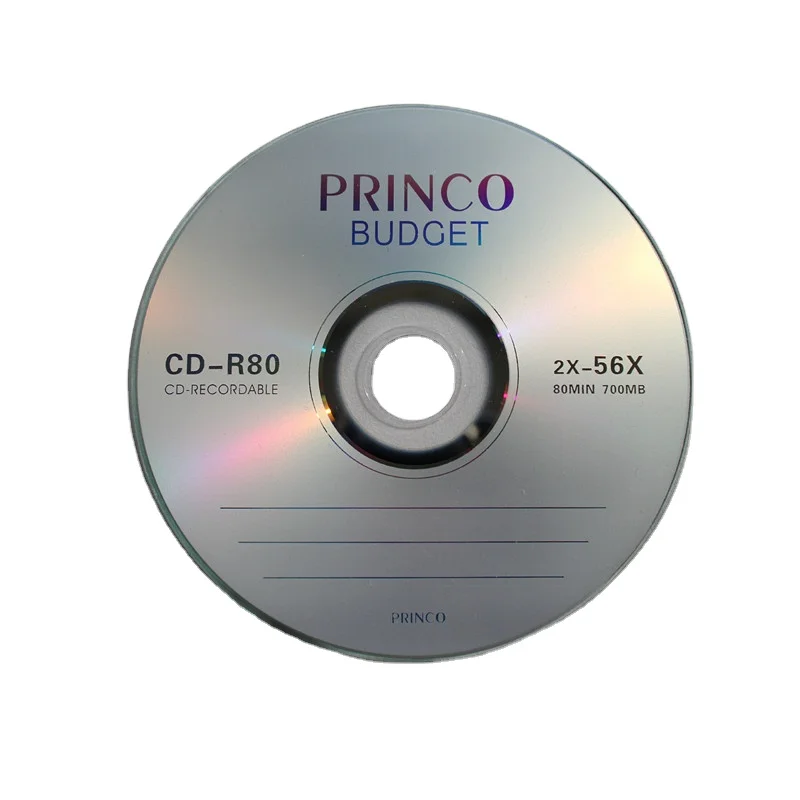 Low Defective Rate Blank CD With 16X Recording Speed