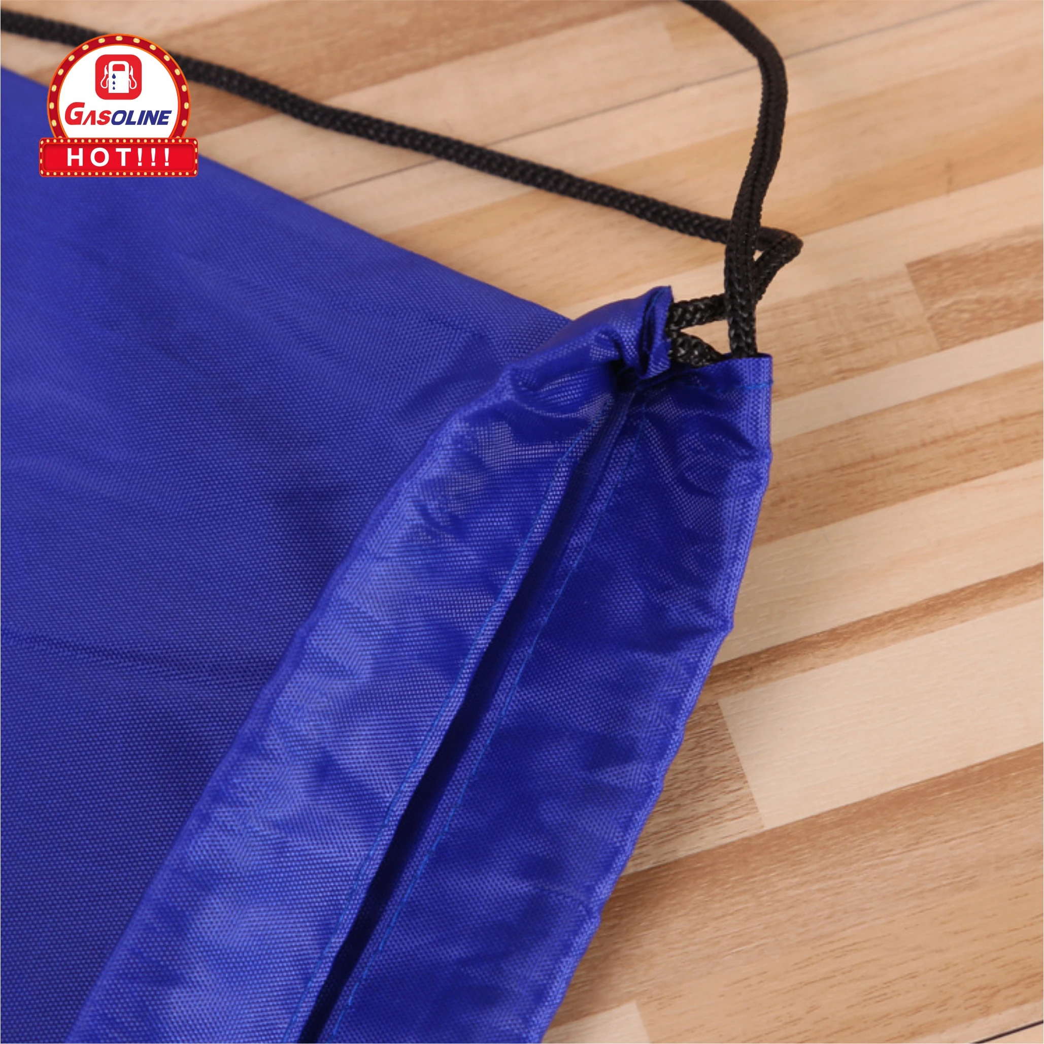 Washable Polyester Nylon Gift Shoe Bag Pull String Bags Gym Yoga Drawstring Backpack Print Bulk Hiking Outdoor Sport  Bag