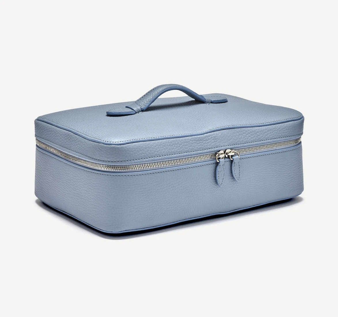 Fashion women customizable personalised handle vanity case travel pu vegan leather cosmetic bag