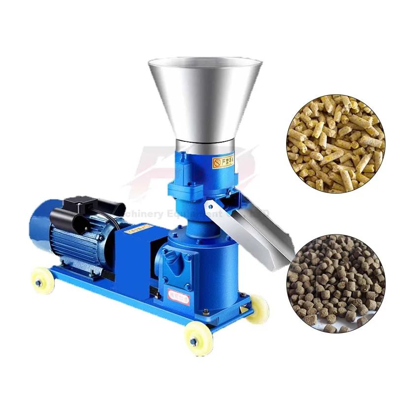 7.5kW flat die wood pellet machine pellet mill wood pellet mill sawdust pelletizer