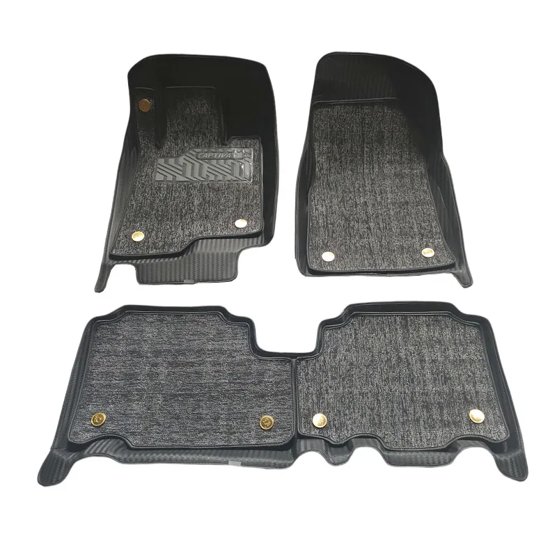 Chinese factory wholesale 5D vehicle interior accessories pvc leather floor car mats