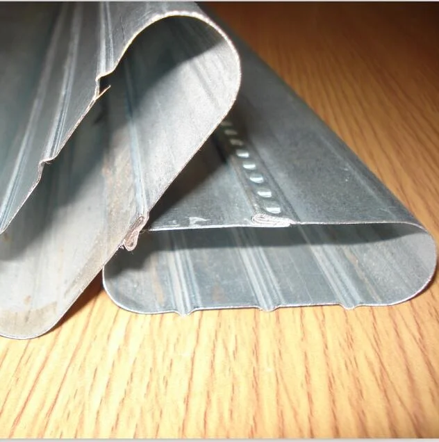 Simple innovative products Raw material galvanized steel strip 0.3mm-0.4mm thick auto wind duct making machine