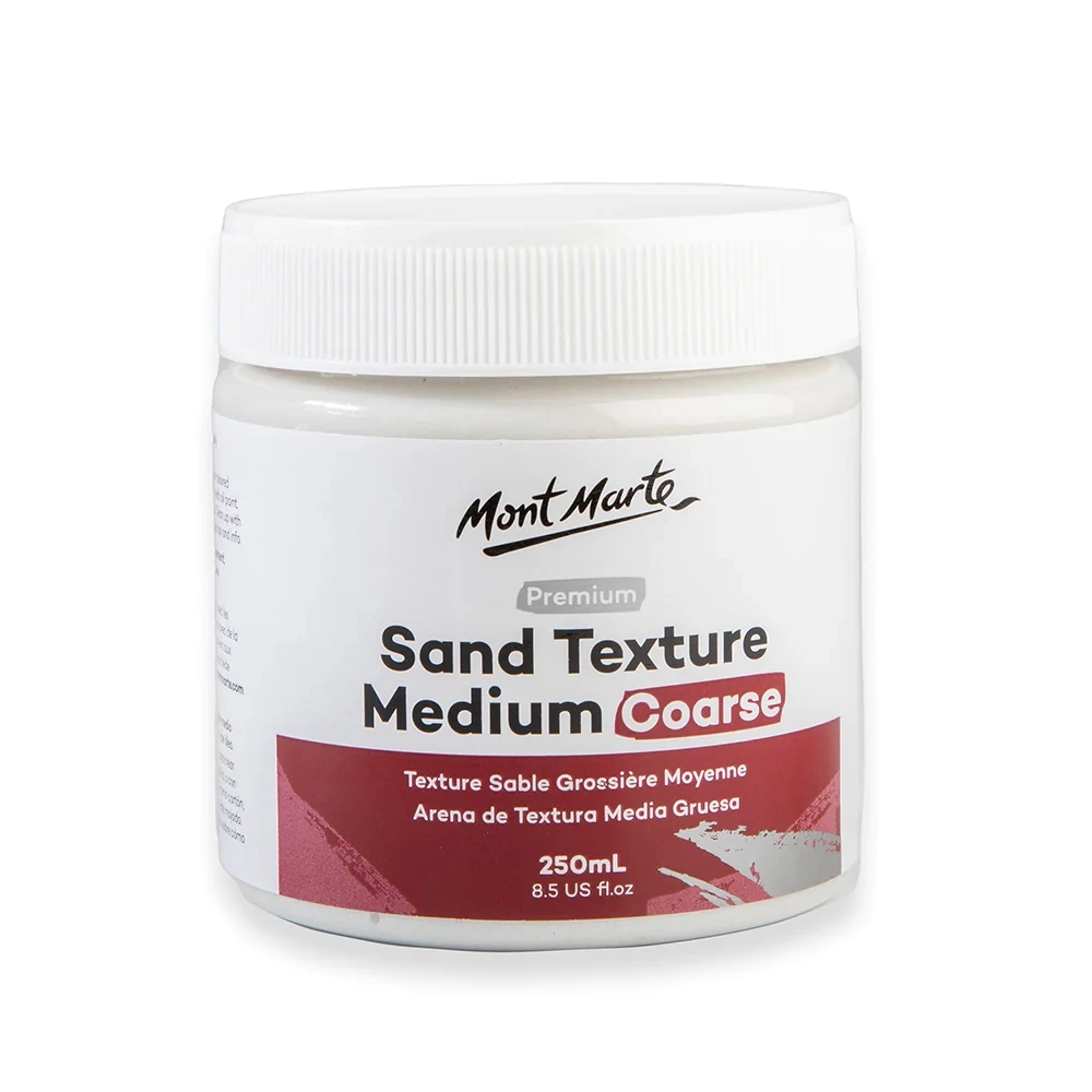 Mont Marte Sand Texture Medium Coarse 250ml Acrylic Paint Medium