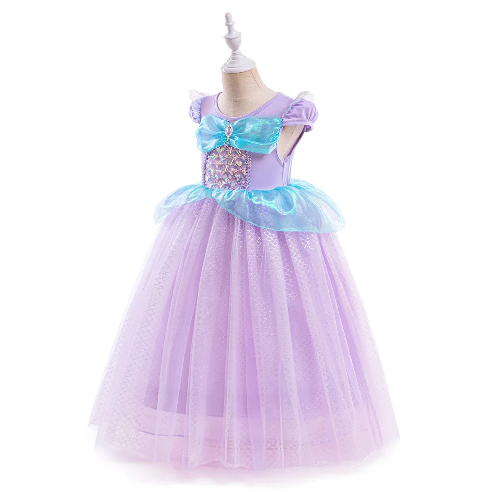 Custom Girls Clothing Kids Clothes Wholesale Party Sequin Flower Girls Dress For Little Girl Clothes Boutique