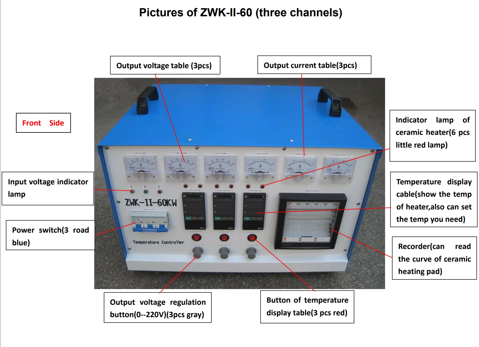 Высокоэффективная машина с контролем температуры 60 кВт, термообработка после сварки