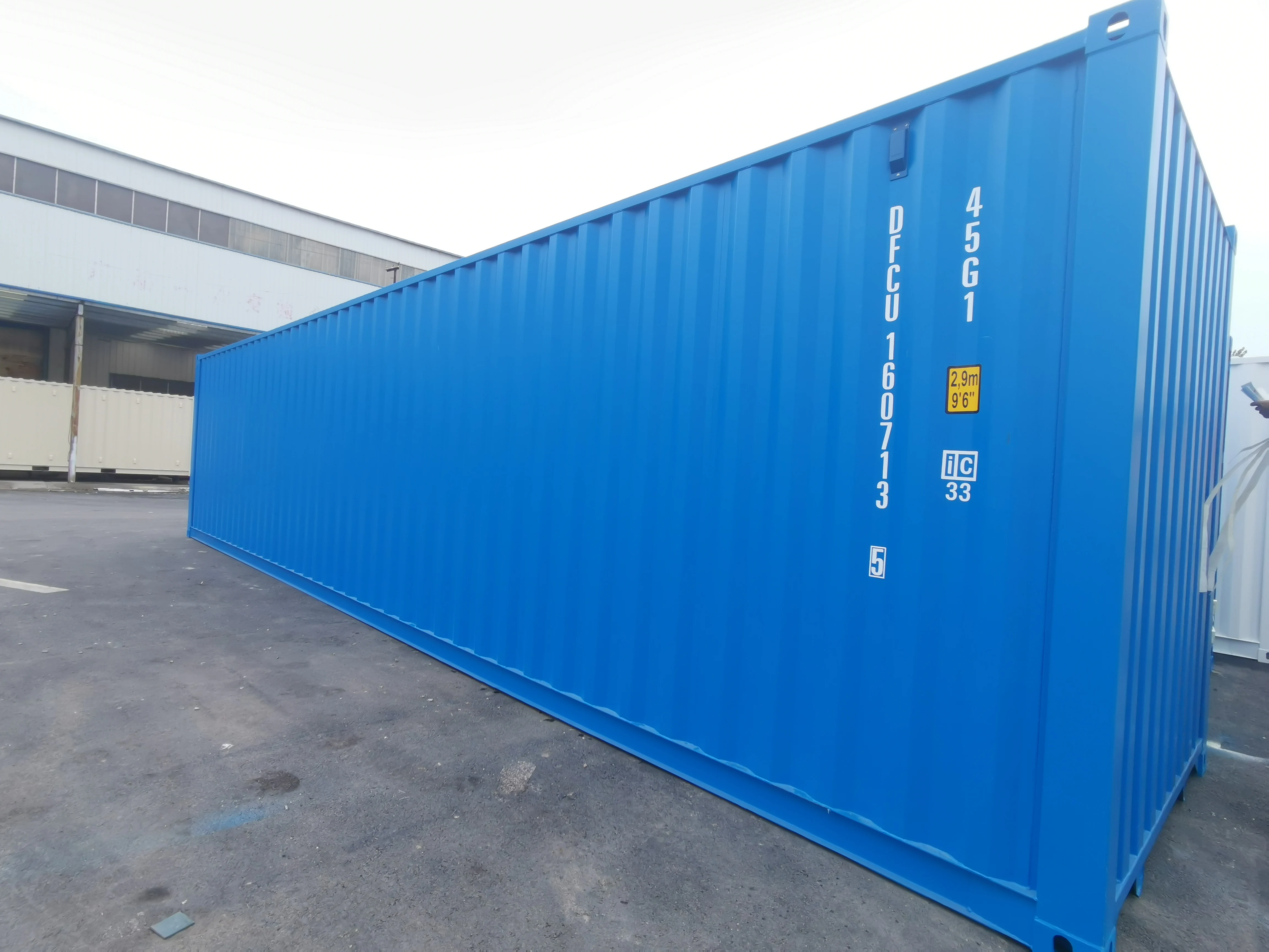 New selling superior quality blue moving container manufacturer storage shipping dry container