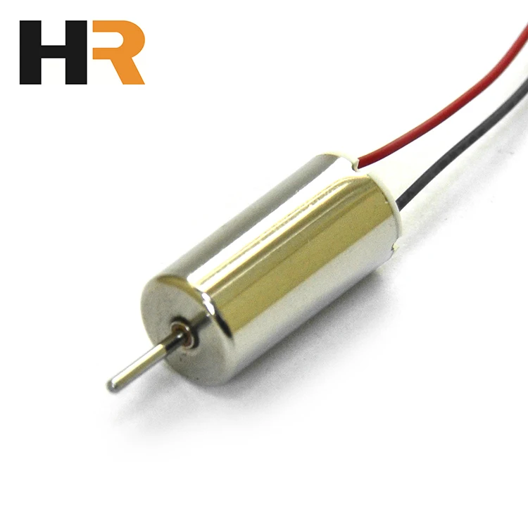 Low price DC motor with long cable 8mm hollow cup motor high speed electric toothbrush motor