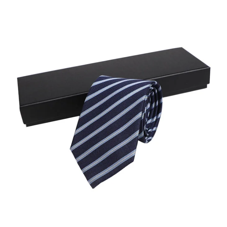 Мужские 100% шелковые галстуки с логотипом от производителя, галстук-бабочка в полоску, Тканый Жаккардовый галстук