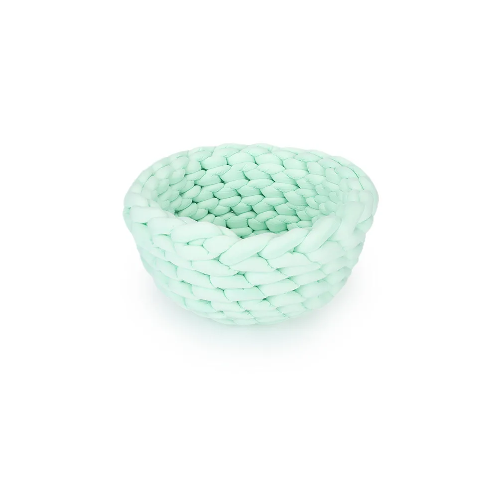 INS Hot Sale Luxury Dog Bed Creativity Foldable Pet Products Colorful Wicker Pet bed cat