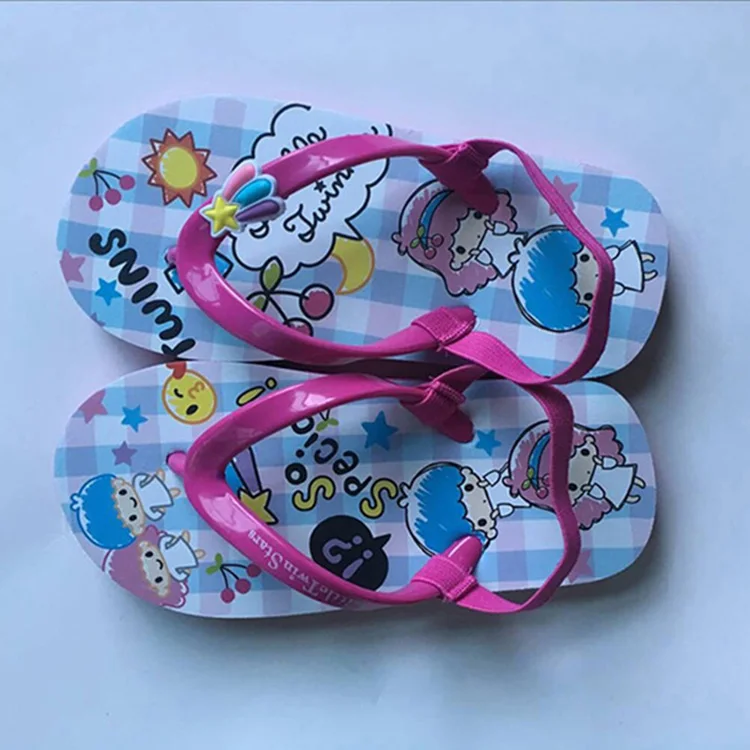 Пляжные дешевые красивые шлепанцы на заказ, детские шлепанцы для маленьких девочек, сандалии с задним ремешком, шлепанцы, тапочки, обувь