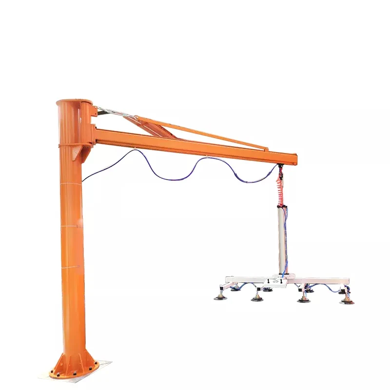 Pneumatic hoist manipulator robot arm jibs granite slab sheet metal vacuum crane lifter