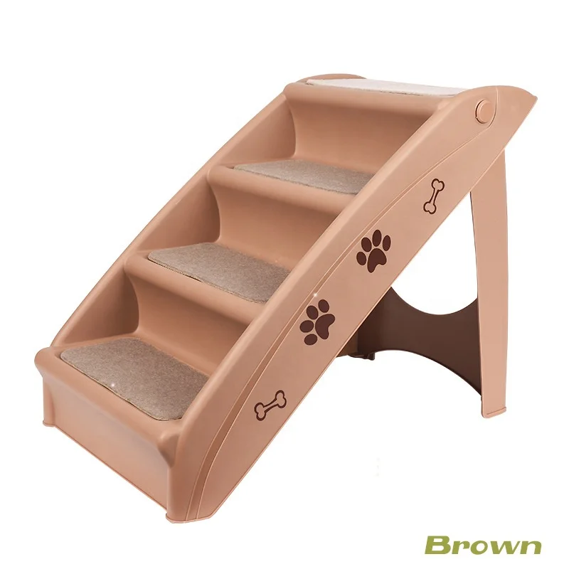 Durable Indoor Outdoor Home or Travel Dog Foldable Pet Stairs dog bed ramp