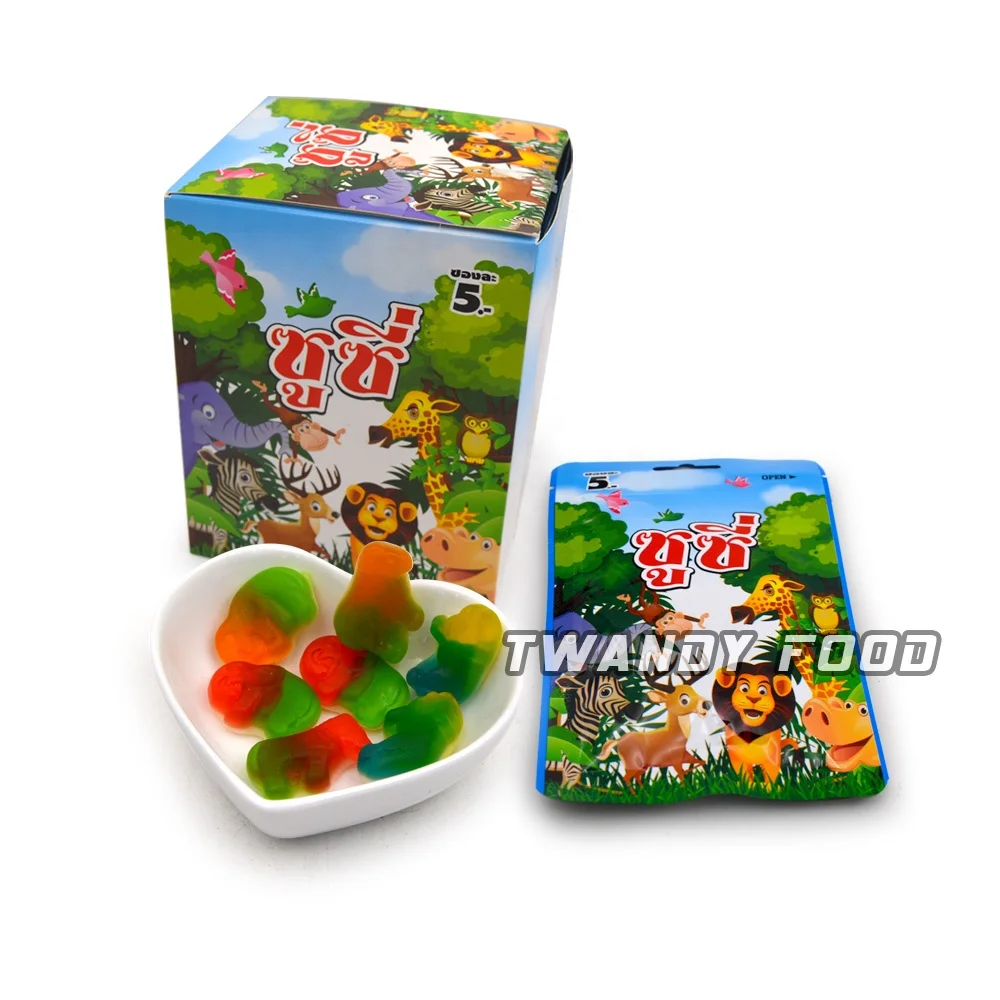 Высококачественные сладкие мягкие конфеты в форме животных с фруктовым вкусом