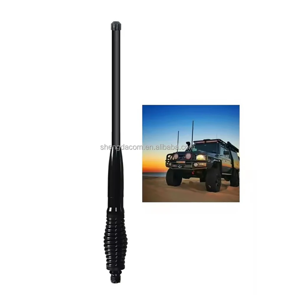 Ham Radio Antenna Off Road 400-470MHz Spring Barrel Mobile Antenna UHF Car Communication Antenna