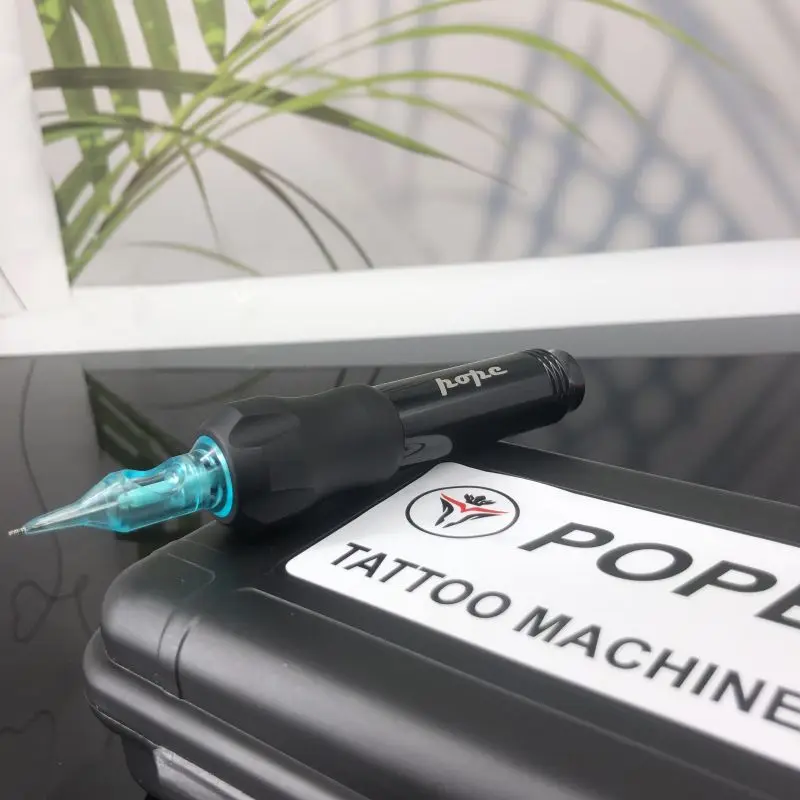 POPE Long Time Working Tattoo Machine Gun Tattoo Wireless Permanent Makeup Machine Professional Tattoo Machine