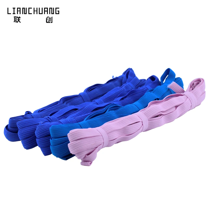 Cheap new product  6mm High tenacity knitted elastic band for clothing for hair tie