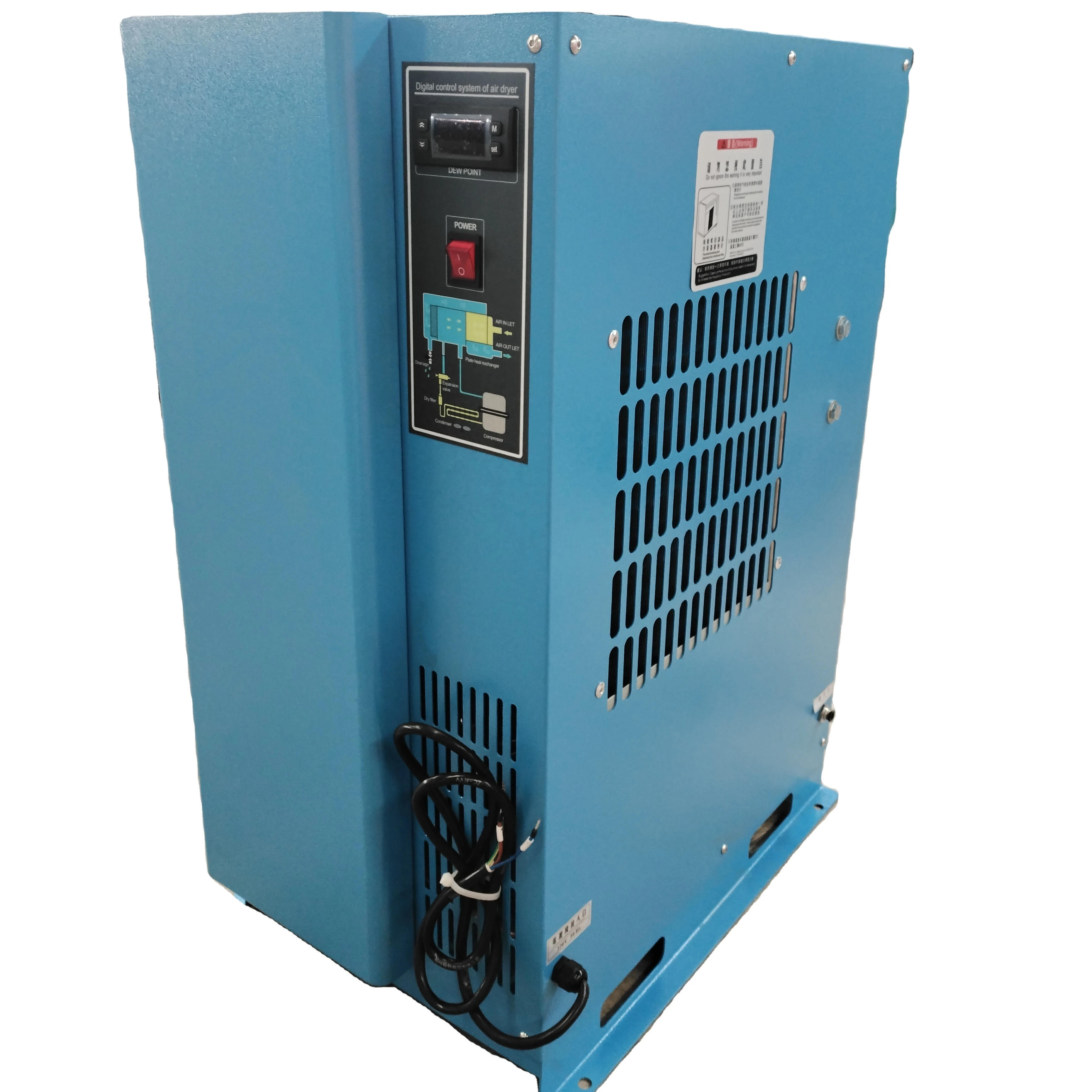 2.6m3/min  Durable Online Store Industrial Vane Compressor Parts 16 bar Screw Air Compressor 15kw Dryer