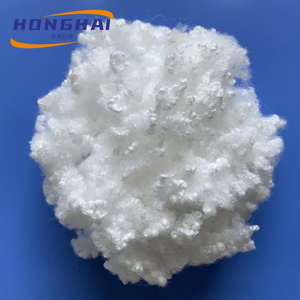 Wholesale 3D virgin hcs hollow polyfill stuffing polyester staple fiber price