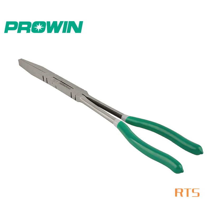 PROWIN 11348 13inch  Double Joint Flat Nose Pliers
