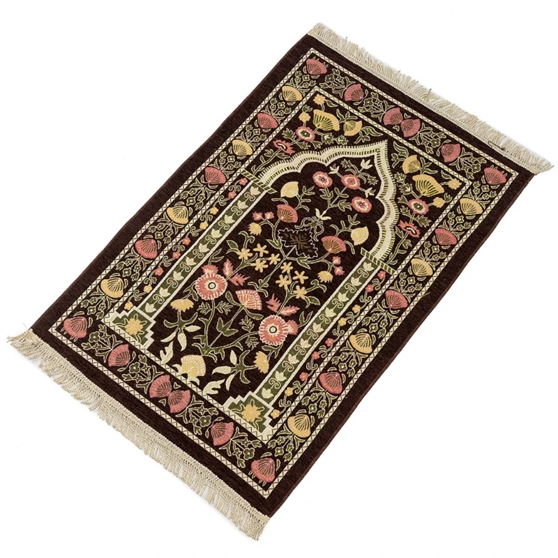 Printed prayer persian carpet mosque mat for muslim  travel prayer mat rug