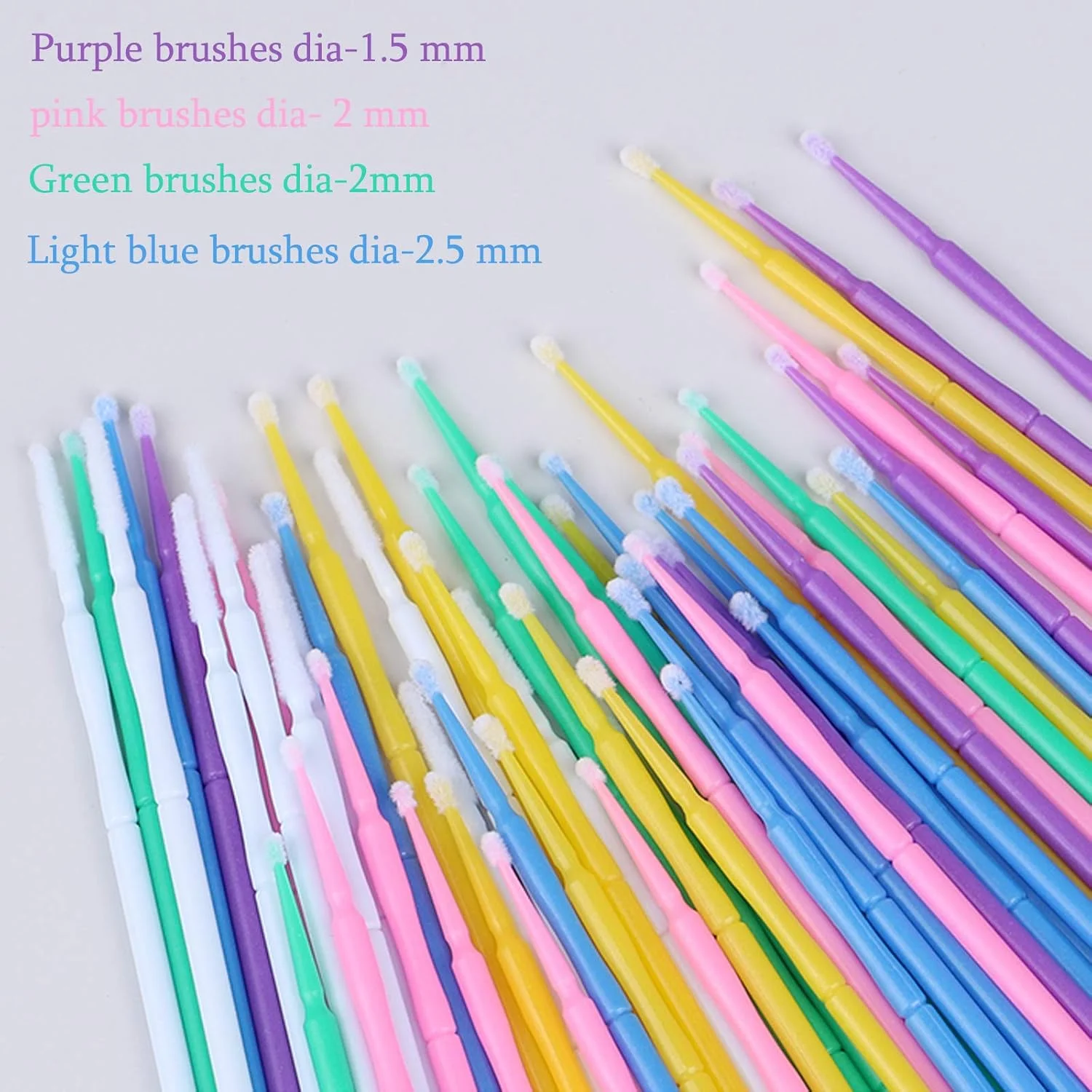 Disposable  Micro Applicator Brush Bendable Head Dental and Personal Care Extension Brushes Oral Sprays Accessory