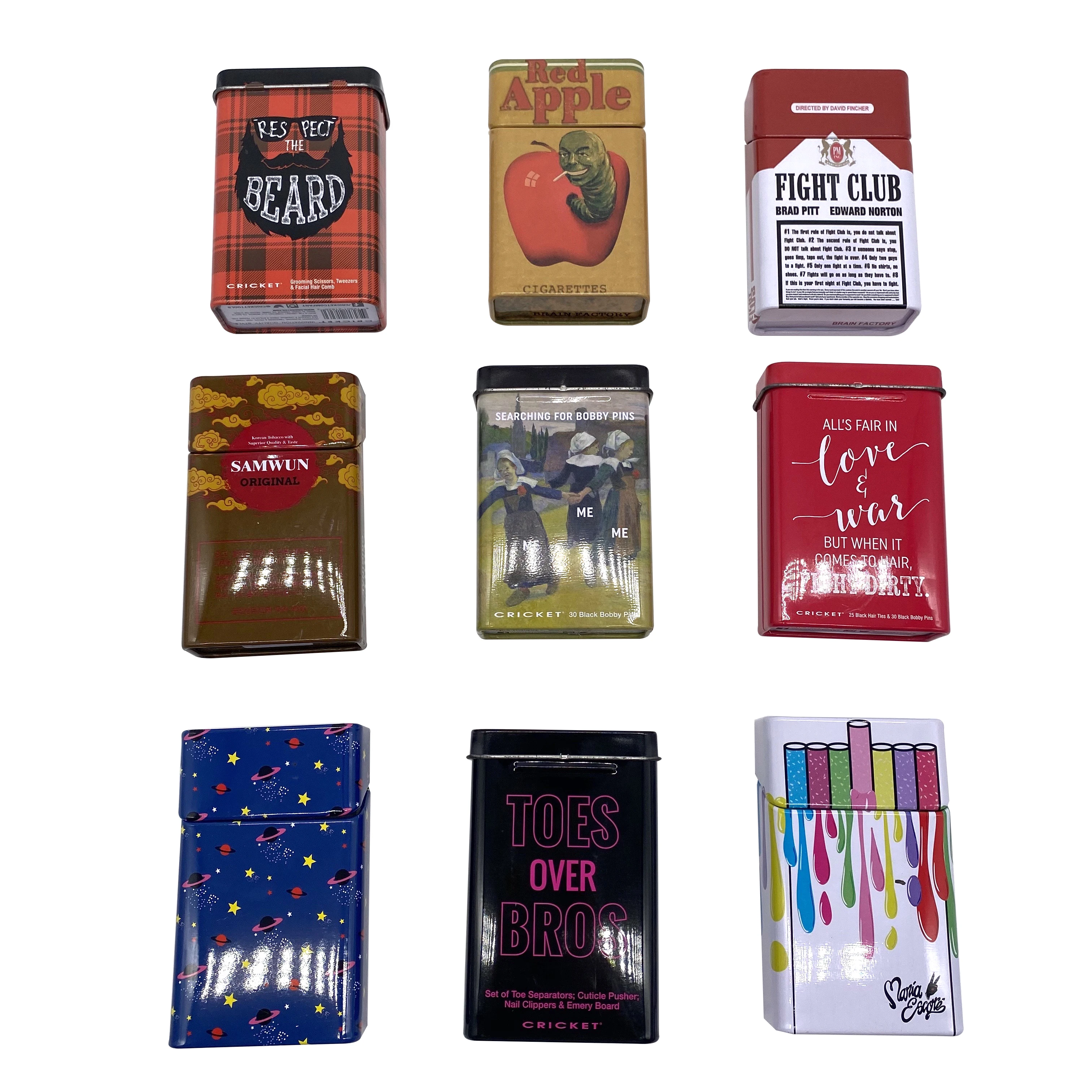Factory price wholesale custom Smokes Packaging Cigarett Box smoking cigarett case metal
