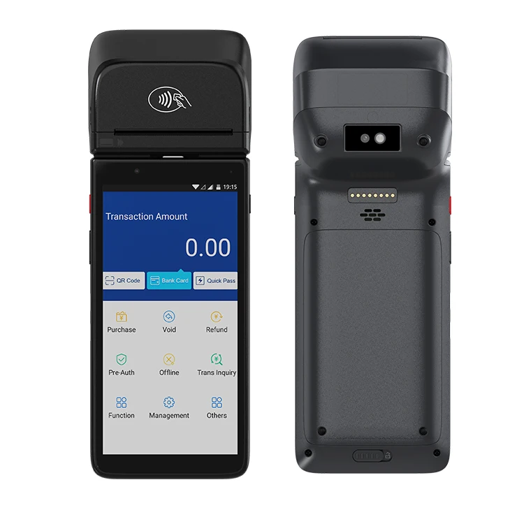 Handheld 6inch Payment kiosk Mobile Android 13 POS Terminal EMV/PCI certified Smart All In One POS system with free SDK M90