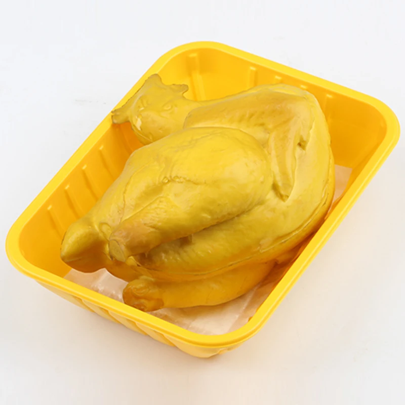 Supermarket Disposable Plastic Packaging Blister Clear Tray Plastic Biodegradable Meat Fish Food Tray