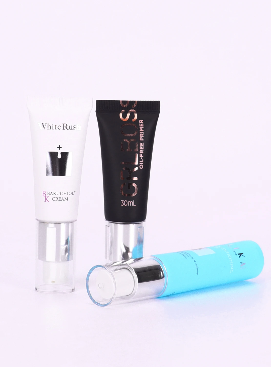 20ml 30ml 50ml 25mm Diameter White Matte Black Skincare Cosmetic Plastic Packaging Hot Stamping Tube For Eye Cream