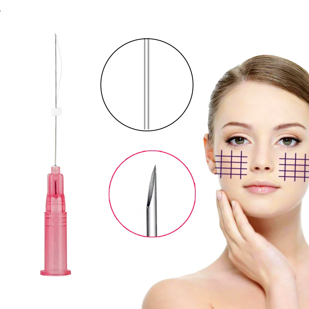 Korea Beauty Salon Use 29G 38mm Mono Hilos Plla Thread With Sharp Needle